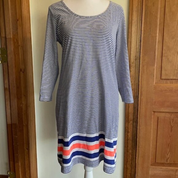 LILLY PULITZER Bomber Blue Exotic Garden Engineered Beacon Dress Size M - Picture 2 of 16